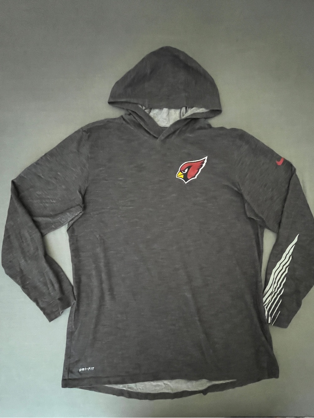 Nike Dark Gray Arizona Cardinals Hooded Pullover
